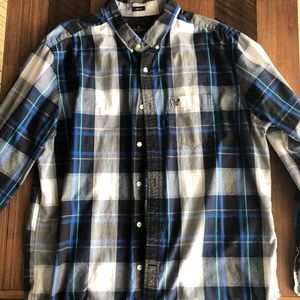 American Eagle Long Sleeve Button Up